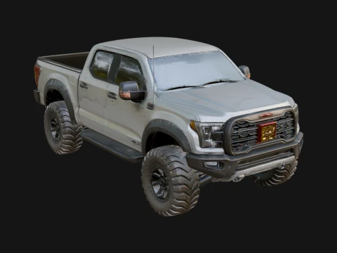 Off Road Pickup Truck Model Design 6 - 3D Print Model 3D Print Model