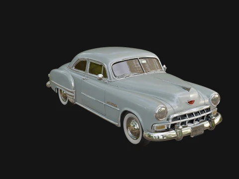 Vintage Sedan Car Model Design 6 - 3D Print Model 3D Print Model
