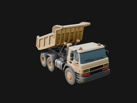 Dump Truck Model Design 12 - 3D Print Model 3D Print Model