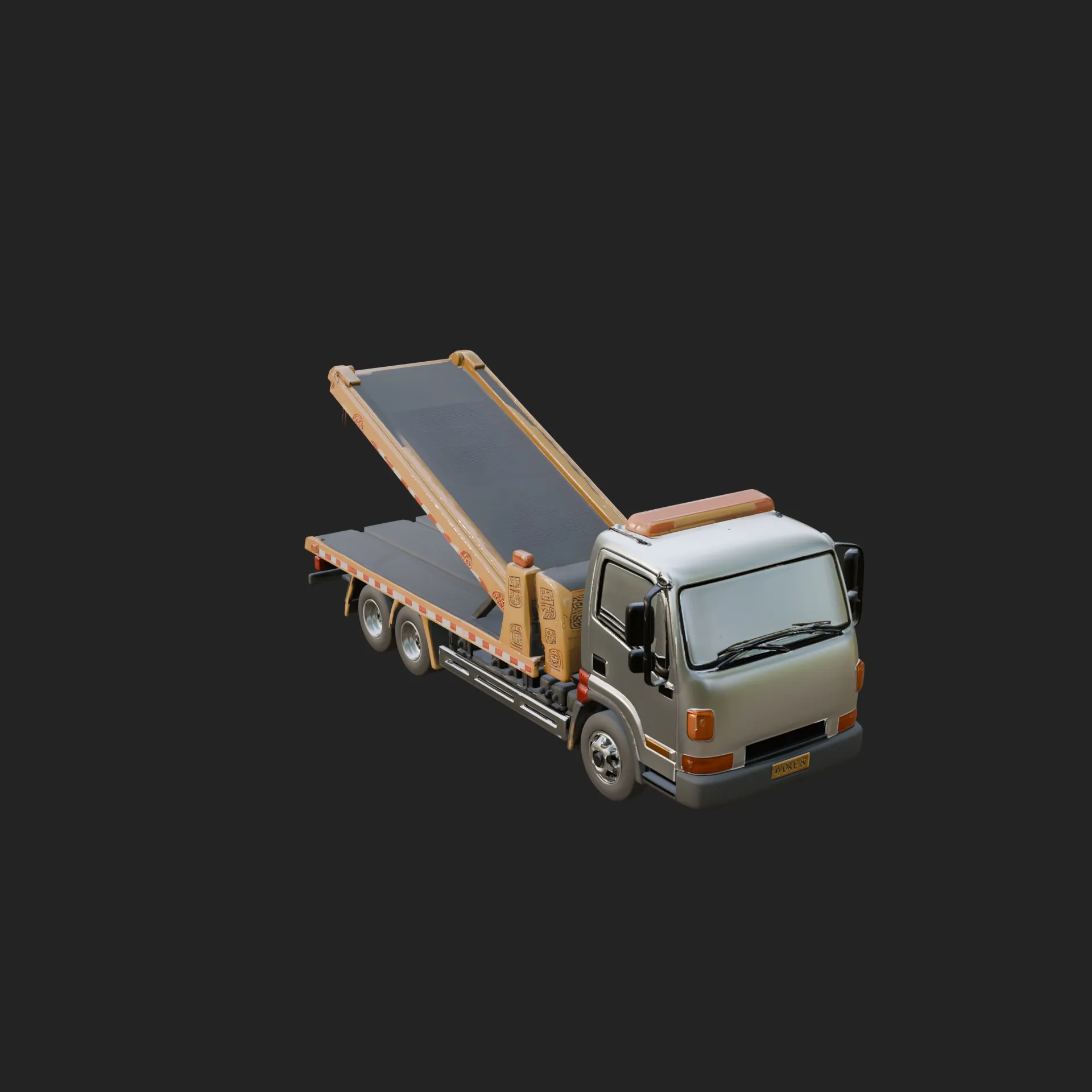 Tow Truck Model Design 13 - 3D Print Model 3D Print Model .c4d .max .obj .3ds .fbx .stl .blend
