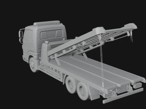 Tow Truck Model Design 13 - 3D Print Model 3D Print Model