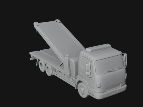 Tow Truck Model Design 13 - 3D Print Model 3D Print Model