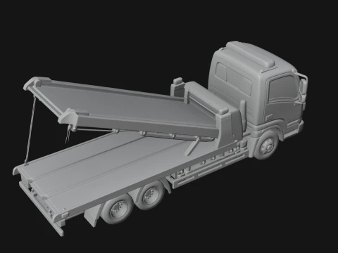 Tow Truck Model Design 13 - 3D Print Model 3D Print Model