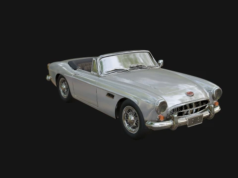 Vintage Roadster Car Model Design 2 - 3D Print Model 3D Print Model