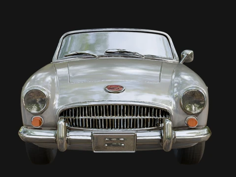 Vintage Roadster Car Model Design 2 - 3D Print Model 3D Print Model