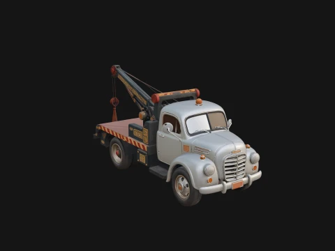 Tow Truck Model Design 14 - 3D Print Model 3D Print Model