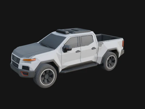 Off Road Pickup Truck Model Design 7 - 3D Print Model 3D Print Model