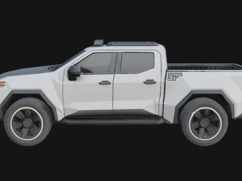 Off Road Pickup Truck Model Design 7 - 3D Print Model 3D Print Model