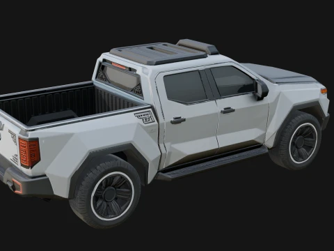 Off Road Pickup Truck Model Design 7 - 3D Print Model 3D Print Model