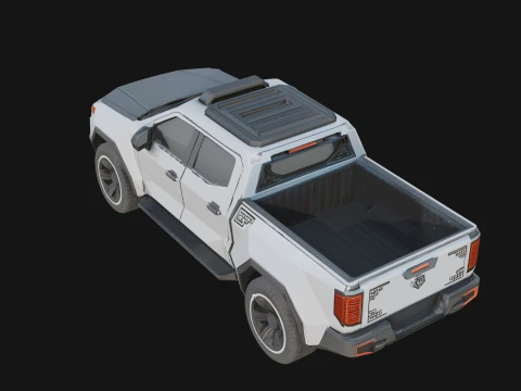 Off Road Pickup Truck Model Design 7 - 3D Print Model 3D Print Model