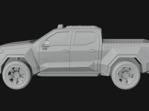 Off Road Pickup Truck Model Design 7 - 3D Print Model 3D Print Model