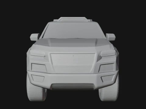 Off Road Pickup Truck Model Design 7 - 3D Print Model 3D Print Model