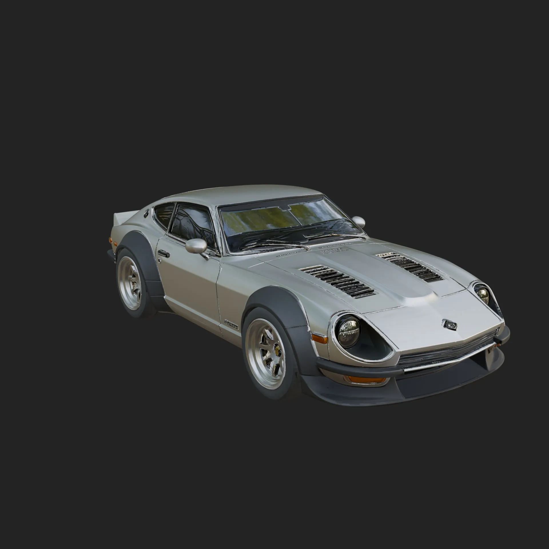 Classic Muscle Car Model Design 13 - 3D Print Model 3D Print Model .c4d .max .obj .3ds .fbx .stl .blend 