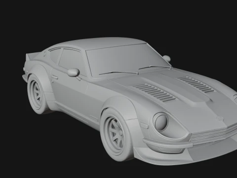 Classic Muscle Car Model Design 13 - 3D Print Model 3D Print Model