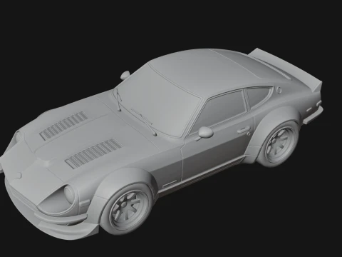 Classic Muscle Car Model Design 13 - 3D Print Model 3D Print Model
