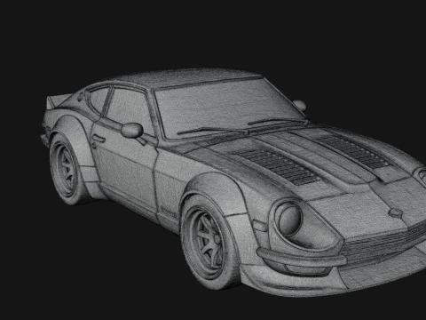 Classic Muscle Car Model Design 13 - 3D Print Model 3D Print Model