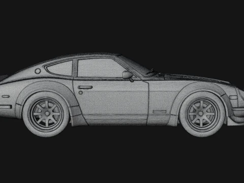Classic Muscle Car Model Design 13 - 3D Print Model 3D Print Model