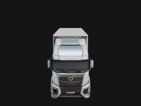 Semi Truck Model Design 10 - 3D Print Model 3D Print Model