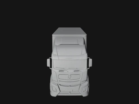 Semi Truck Model Design 10 - 3D Print Model 3D Print Model