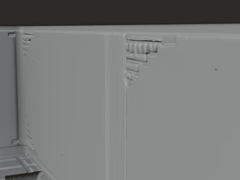 Semi Truck Model Design 10 - 3D Print Model 3D Print Model