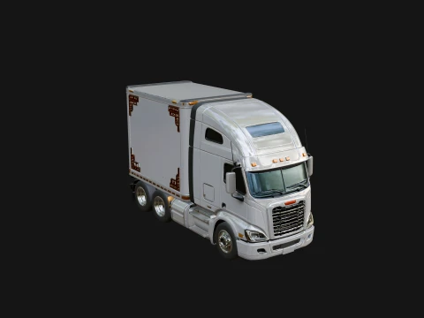 Semi Truck Model Design 11 - 3D Print Model 3D Print Model