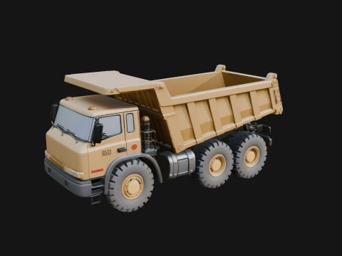 Dump Truck Model Design 14 - 3D Print Model 3D printmodel