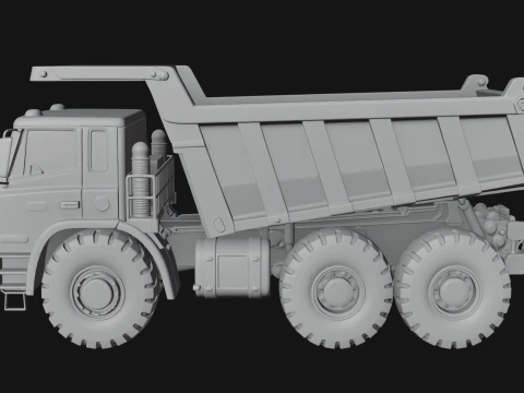 Dump Truck Model Design 14 - 3D Print Model 3D Print Model