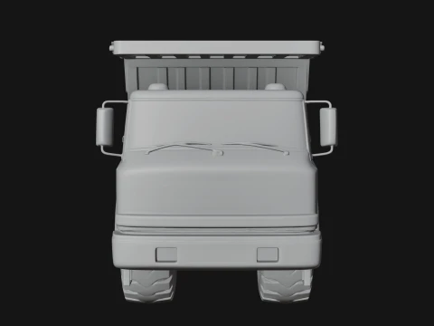 Dump Truck Model Design 14 - 3D Print Model 3D Print Model