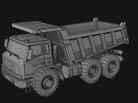 Dump Truck Model Design 14 - 3D Print Model 3D Print Model