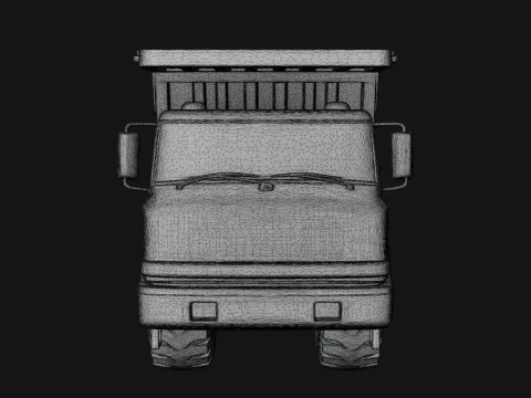 Dump Truck Model Design 14 - 3D Print Model 3D Print Model