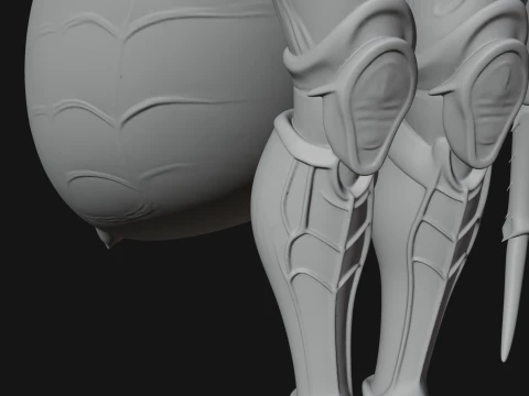 Spider Queen Statue Design 4 - 3D Print Model 3D Print Model