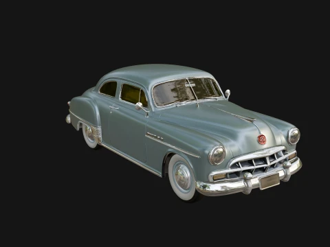 Vintage Sedan Car Model Design 8 - 3D Print Model 3D Print Model