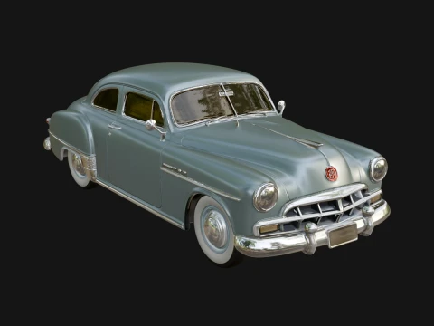 Mod&egrave;le de voiture berline vintage Design 8 - Mod&egrave;le d'impression 3D Modèles 3D en vedette