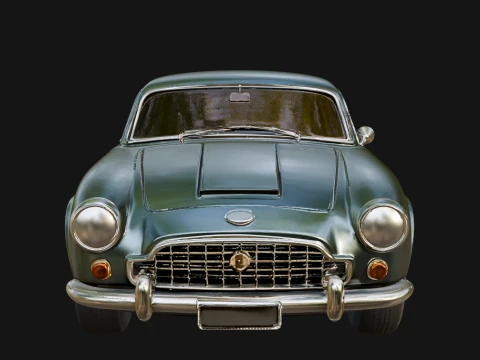 Vintage Sports Coupe Model Design 3 - 3D Print Model 3D Print Model