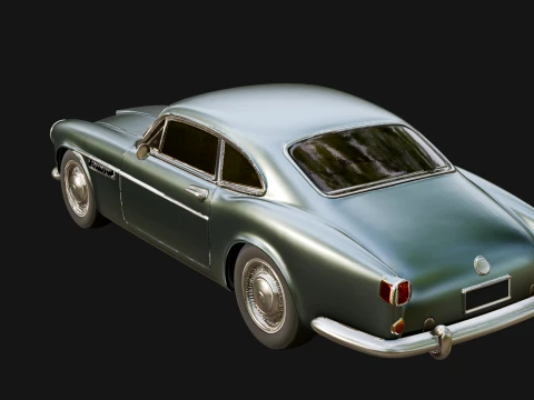 Vintage Sports Coupe Model Design 3 - 3D Print Model 3D Print Model