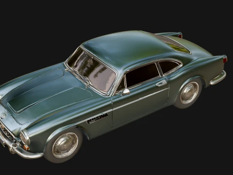 Vintage Sports Coupe Model Design 3 - 3D Print Model 3D Print Model