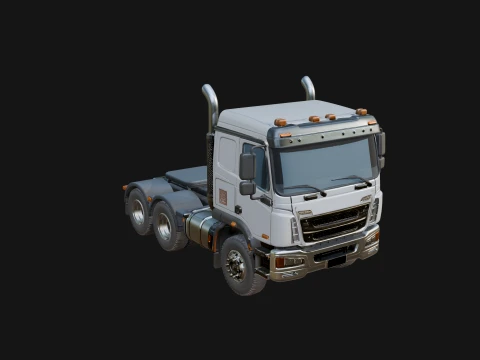 Semi Truck Model Design 14 - 3D Print Model 3D Print Model