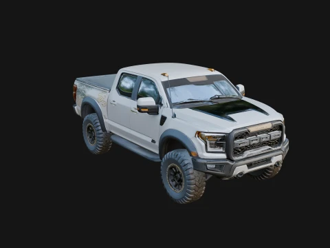 Off Road Pickup Truck Model Design 8 - 3D Print Model 3D Print Model