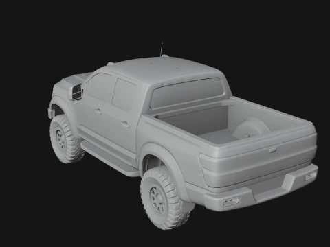 Off Road Pickup Truck Model Design 8 - 3D Print Model 3D Print Model
