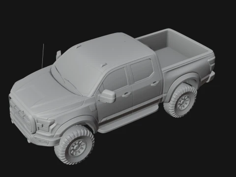Off Road Pickup Truck Model Design 8 - 3D Print Model 3D Print Model