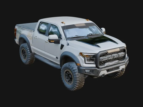 Off Road Pickup Truck Model Design 8 - 3D Print Model 3D Print Model