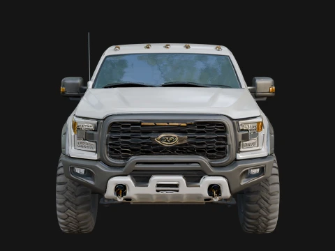 Off Road Pickup Truck Model Design 9 - 3D Print Model 3D Print Model