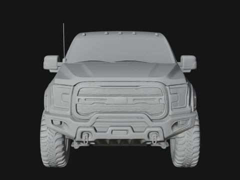 Off Road Pickup Truck Model Design 9 - 3D Print Model 3D Print Model