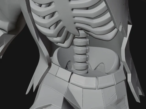 Walking Zombie Statue Design 4 - 3D Print Model 3D Print Model
