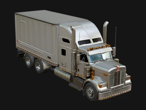 Semi Truck Model Design 15 - 3D Print Model 3D Print Model