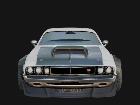 Classic Muscle Car Model Design 16 - 3D Print Model 3D Print Model