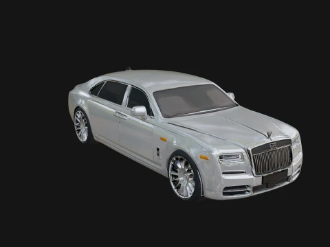 Luxury Sedan Car Model Design 4 - 3D Print Model Model Cetak 3D