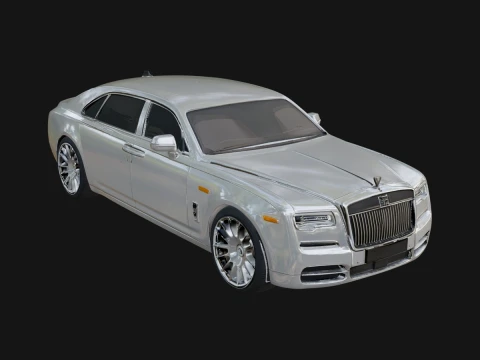 Luxury Sedan Car Model Design 4 - 3D Print Model Modèles 3D en vedette