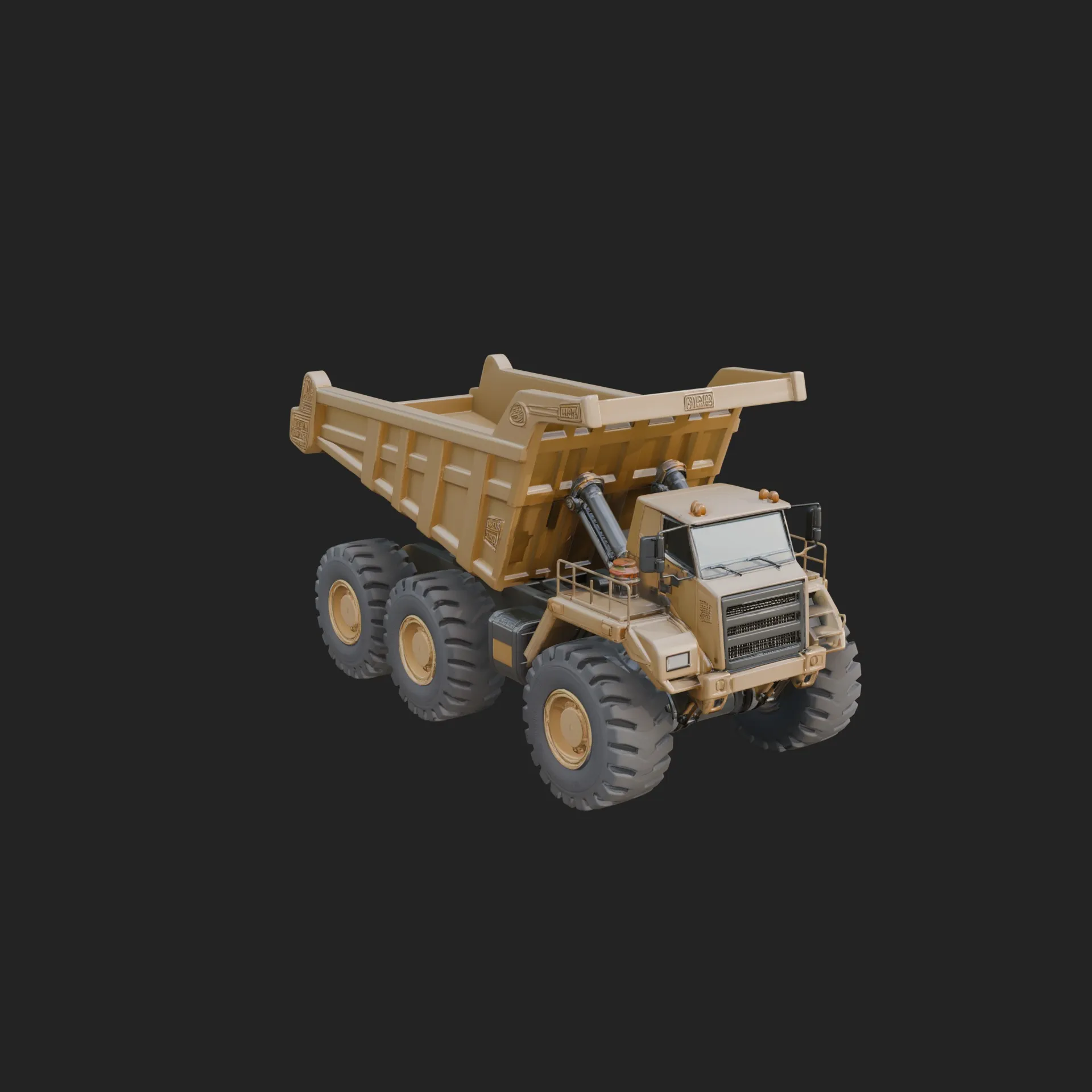 Dump Truck Model Design 15 - 3D Print Model 3D Print Model .c4d .max .obj .3ds .fbx .stl .blend 