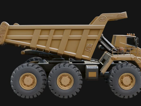 Dump Truck Model Design 15 - 3D Print Model 3D Print Model
